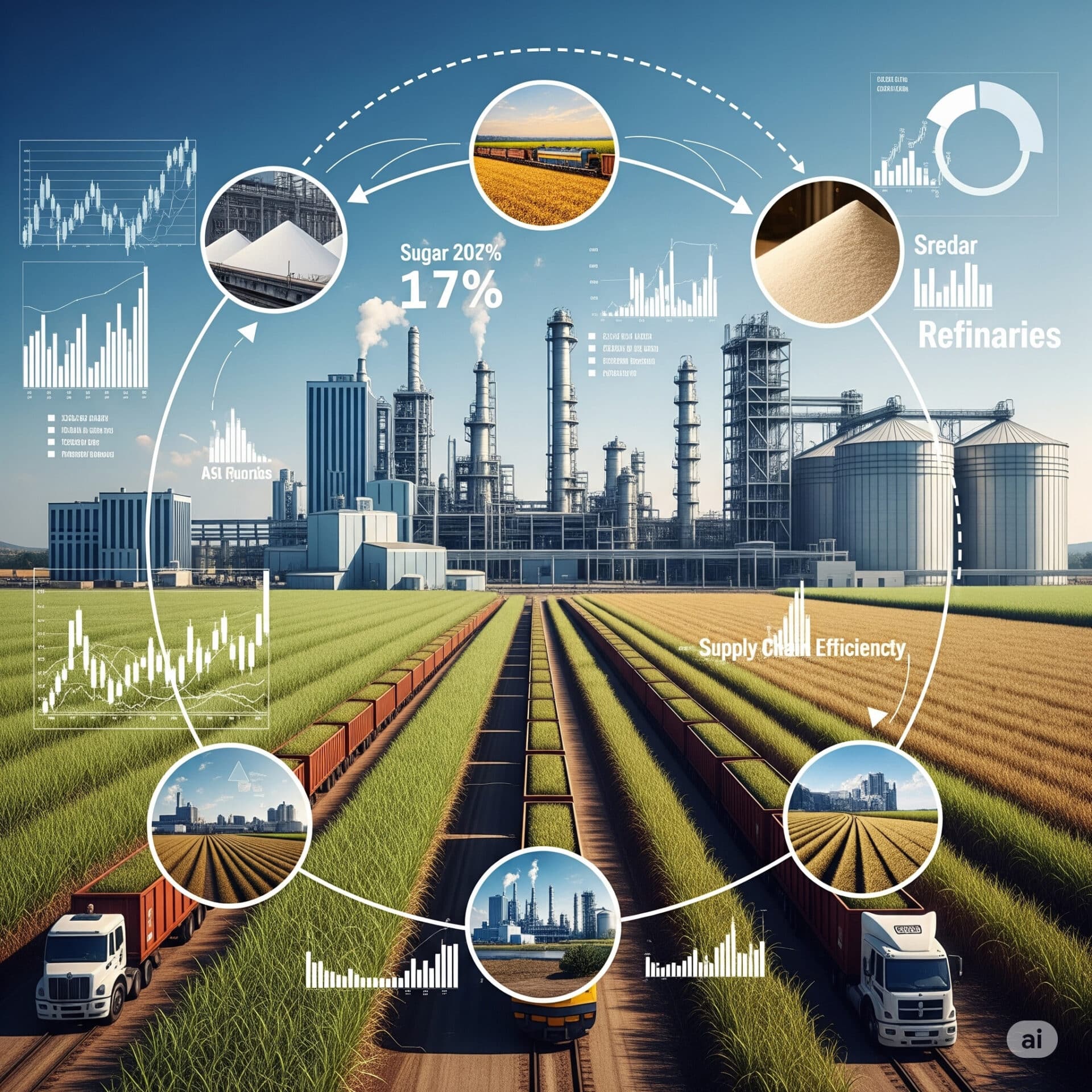 Why do refineries not stockpile sugar